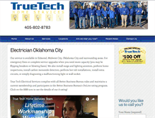 Tablet Screenshot of electricianokc.com